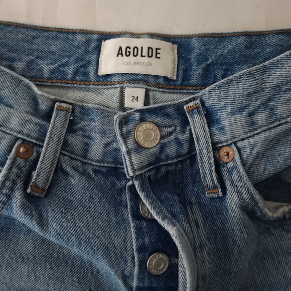 Agolde 90's Pinch Waist Jeans in Abstract - Picture 5 of 10